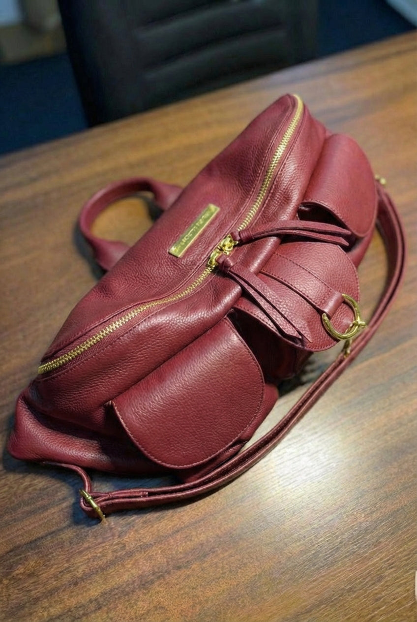 LANÇAMENTO! Bolsa MAX POCHETE ARPOADOR em couro legítimo