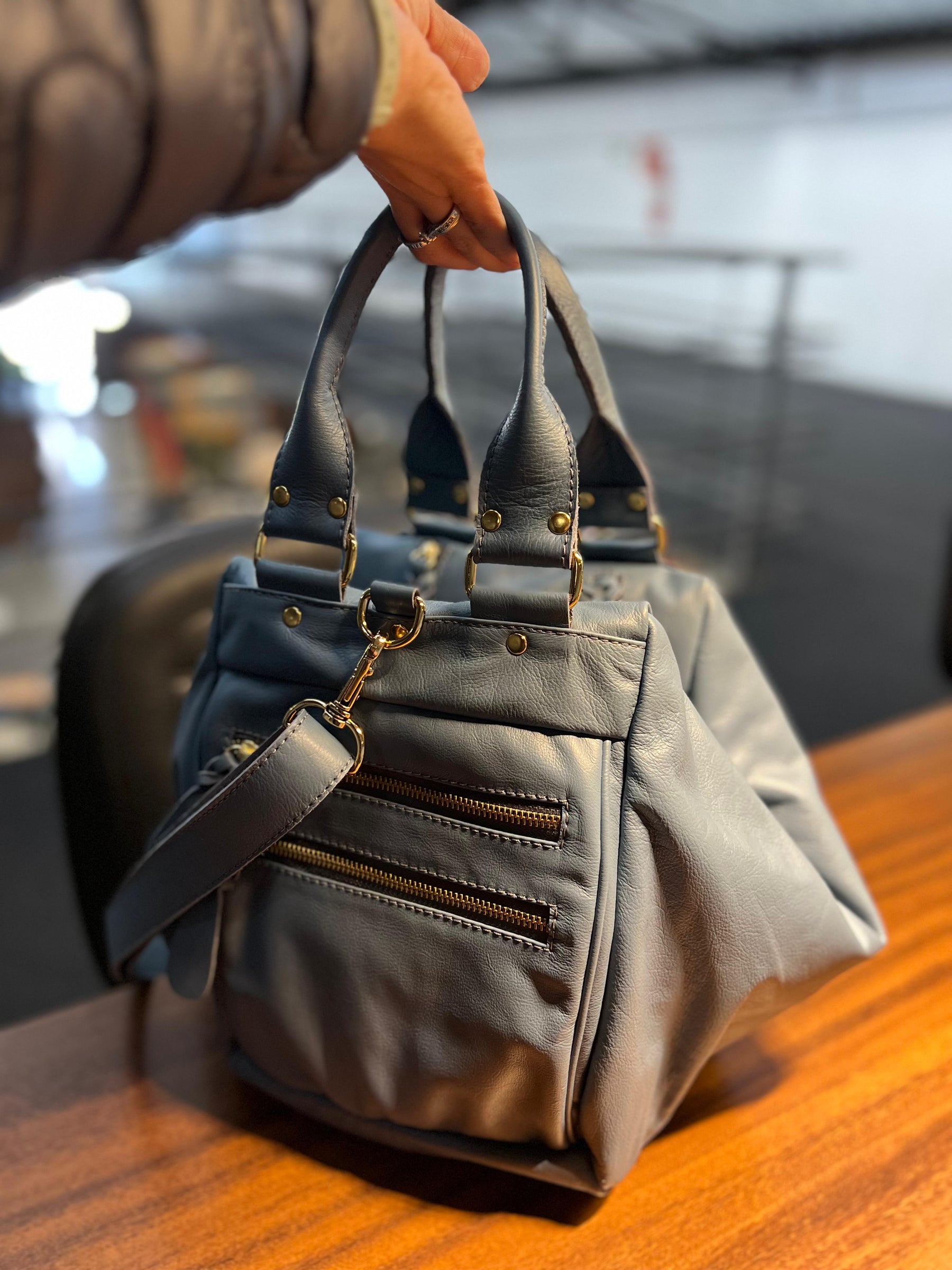 Bolsa NOVA YORK em couro legítimo