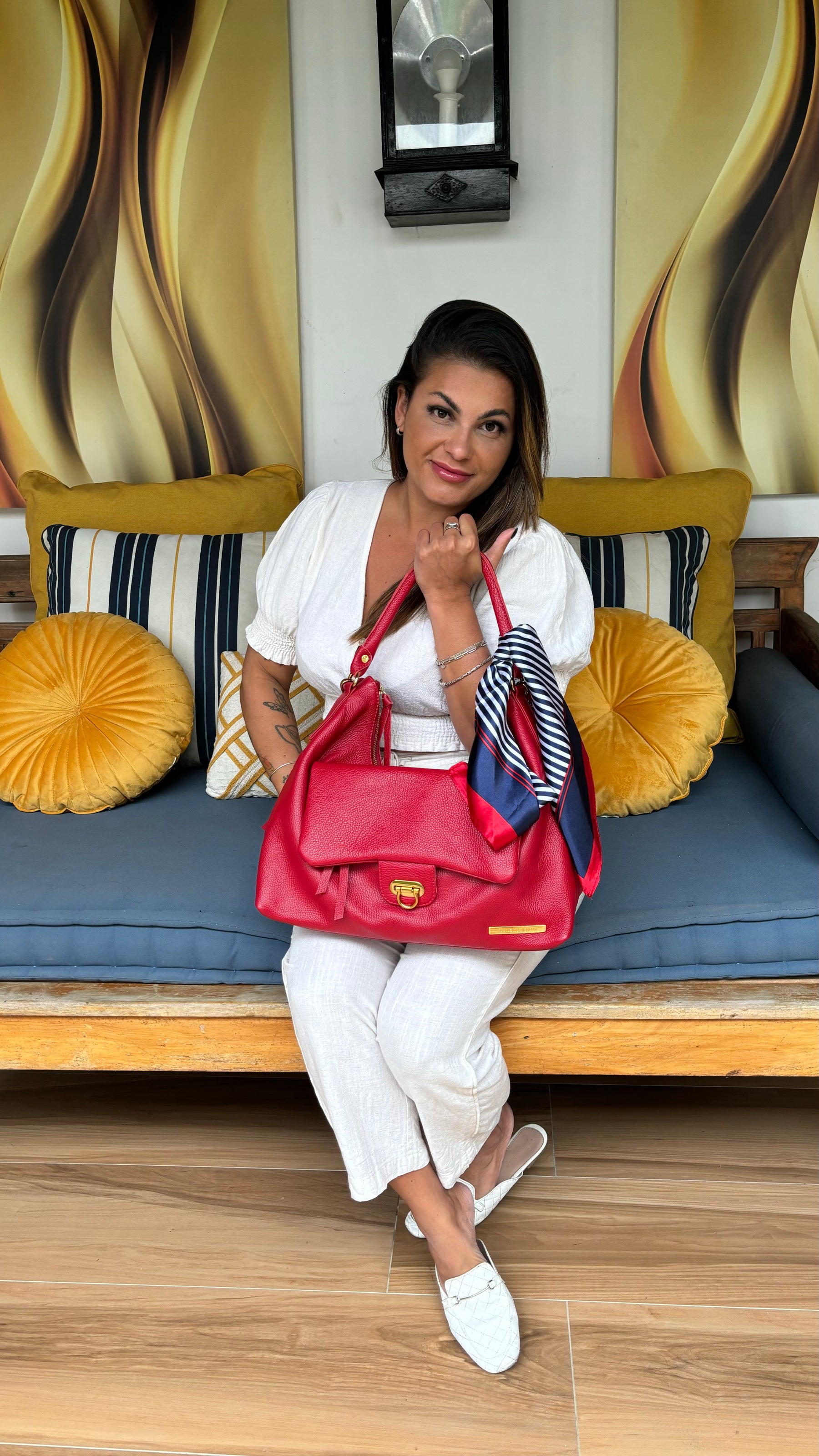 Lançamento! Bolsa ROMÊNIA em couro legítimo