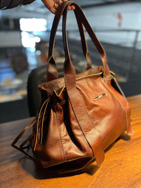 Bolsa SANTORINI em couro legítimo