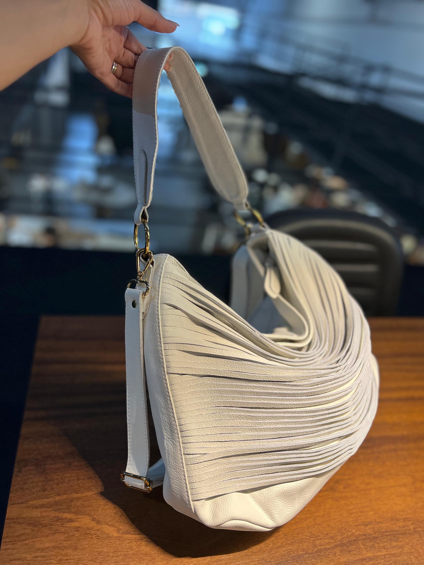 LANÇAMENTO! Bolsa OCEANO em couro legítimo