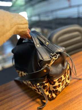 Bolsa SAVANA em couro legítimo de