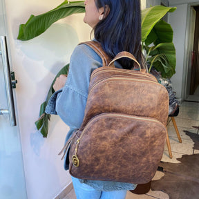 Mochila TORONTO em couro legítimo