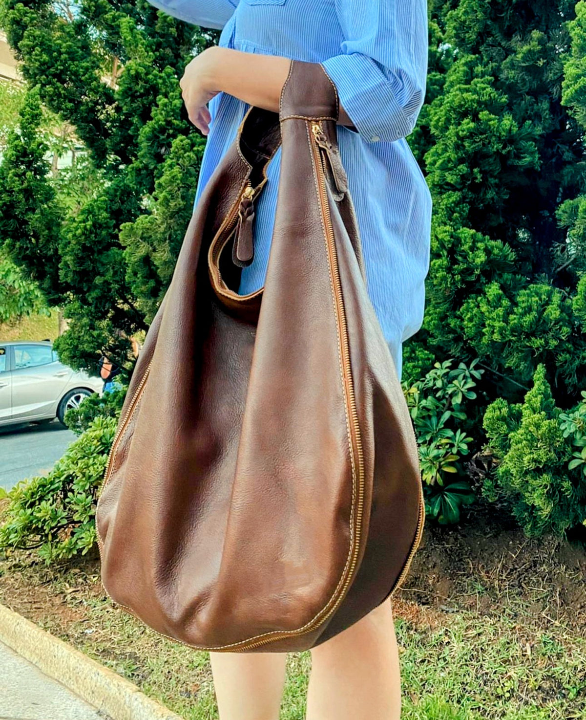 Bolsa BANGKOK em couro legítimo