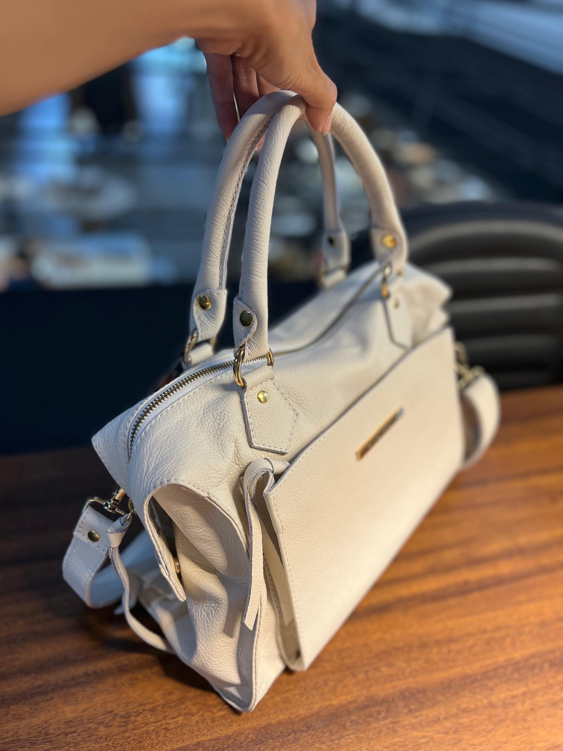 Bolsa LONDRES em couro legítimo