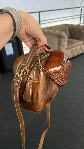 Bolsa CANCUN em couro legítimo