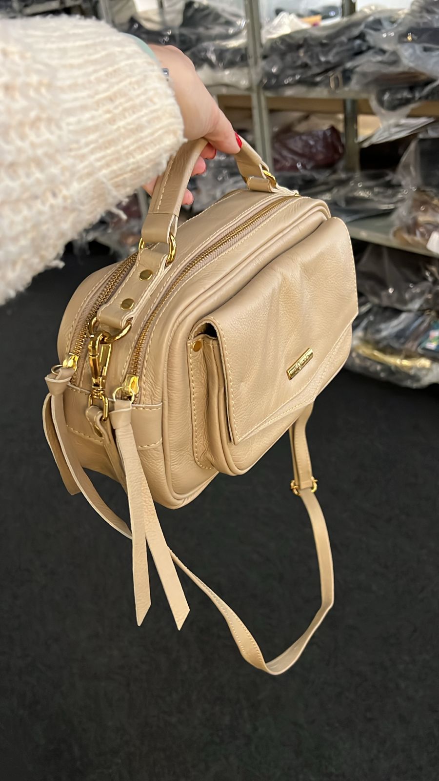 Bolsa MÔNACO em couro legítimo