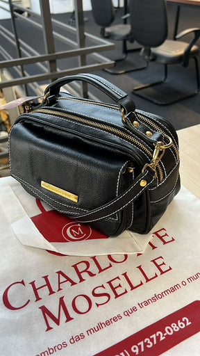 Bolsa MÔNACO em couro legítimo