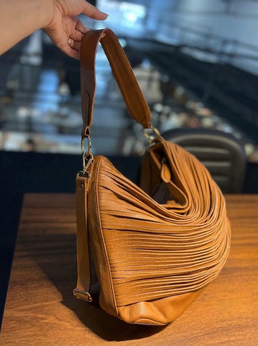 LANÇAMENTO! Bolsa OCEANO em couro legítimo