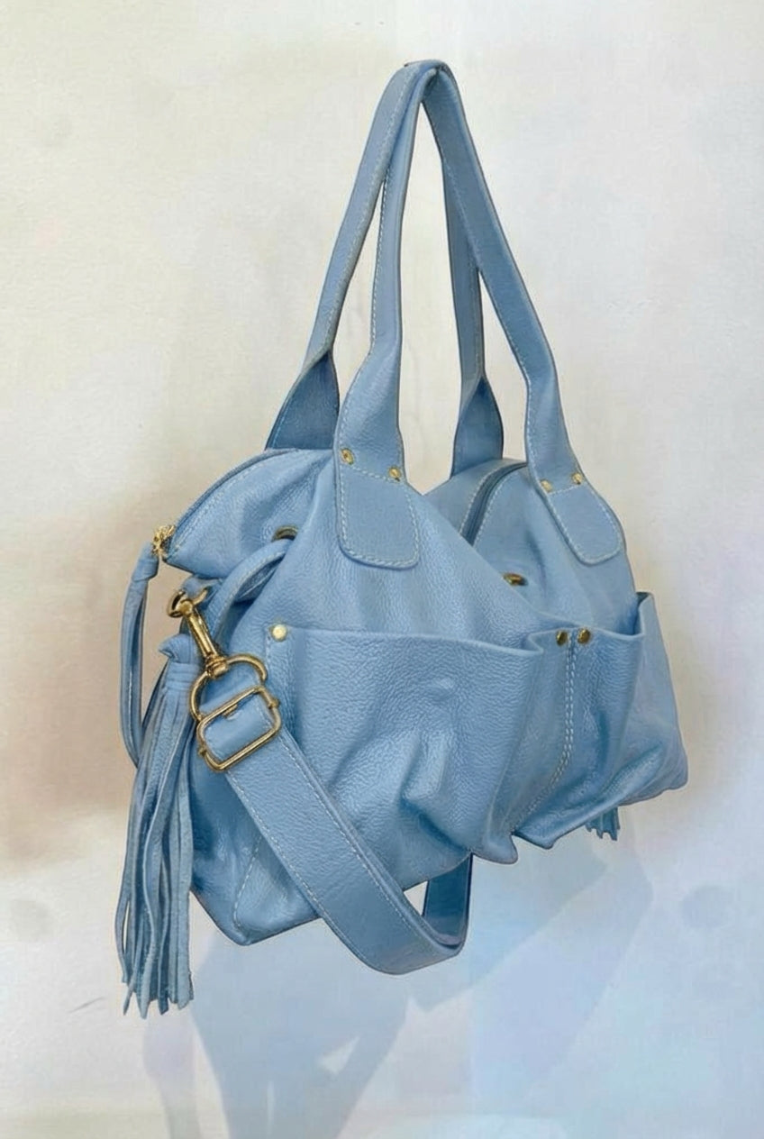 Bolsa IBIZA em couro legítimo