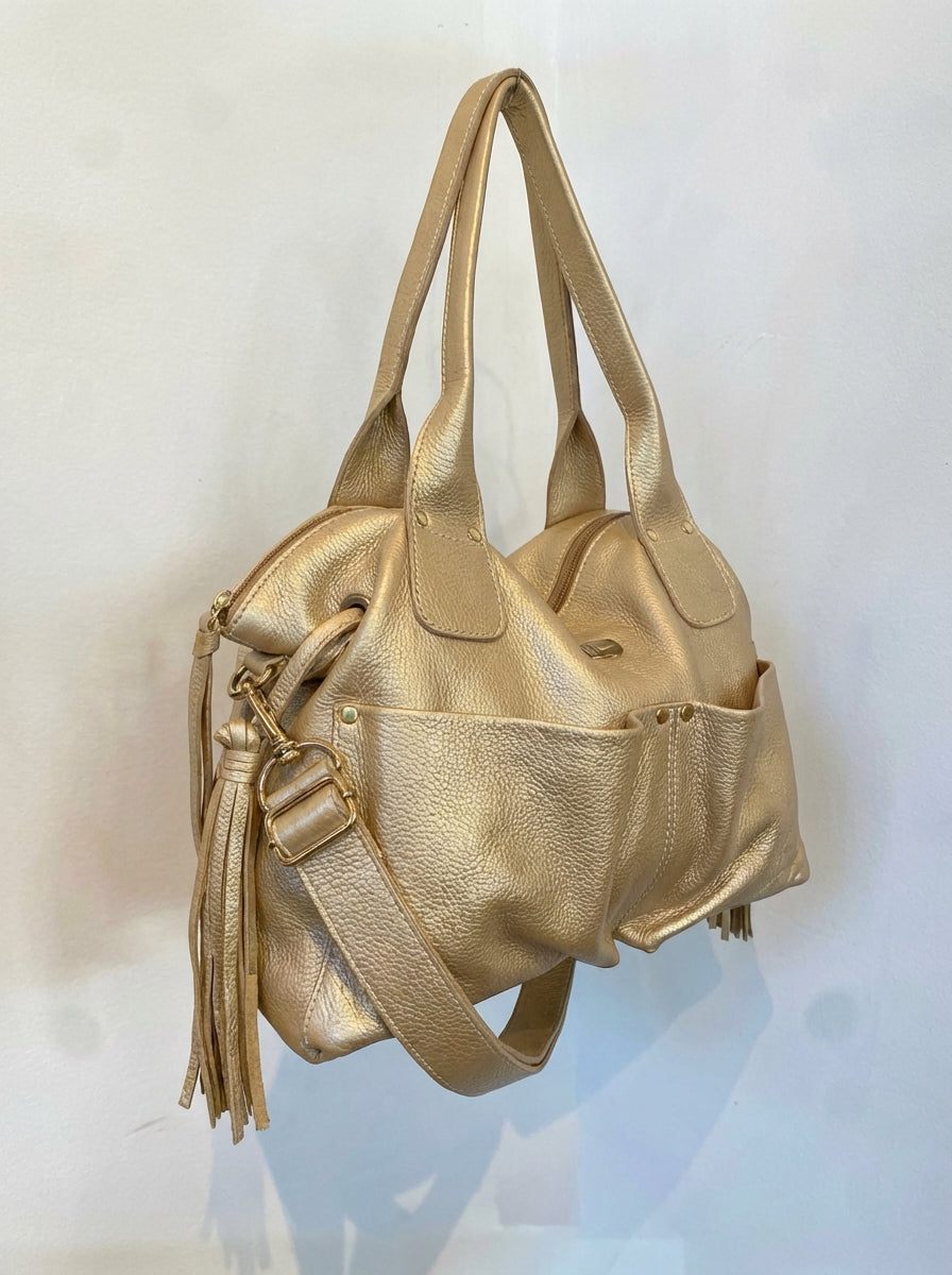 Bolsa IBIZA em couro legítimo