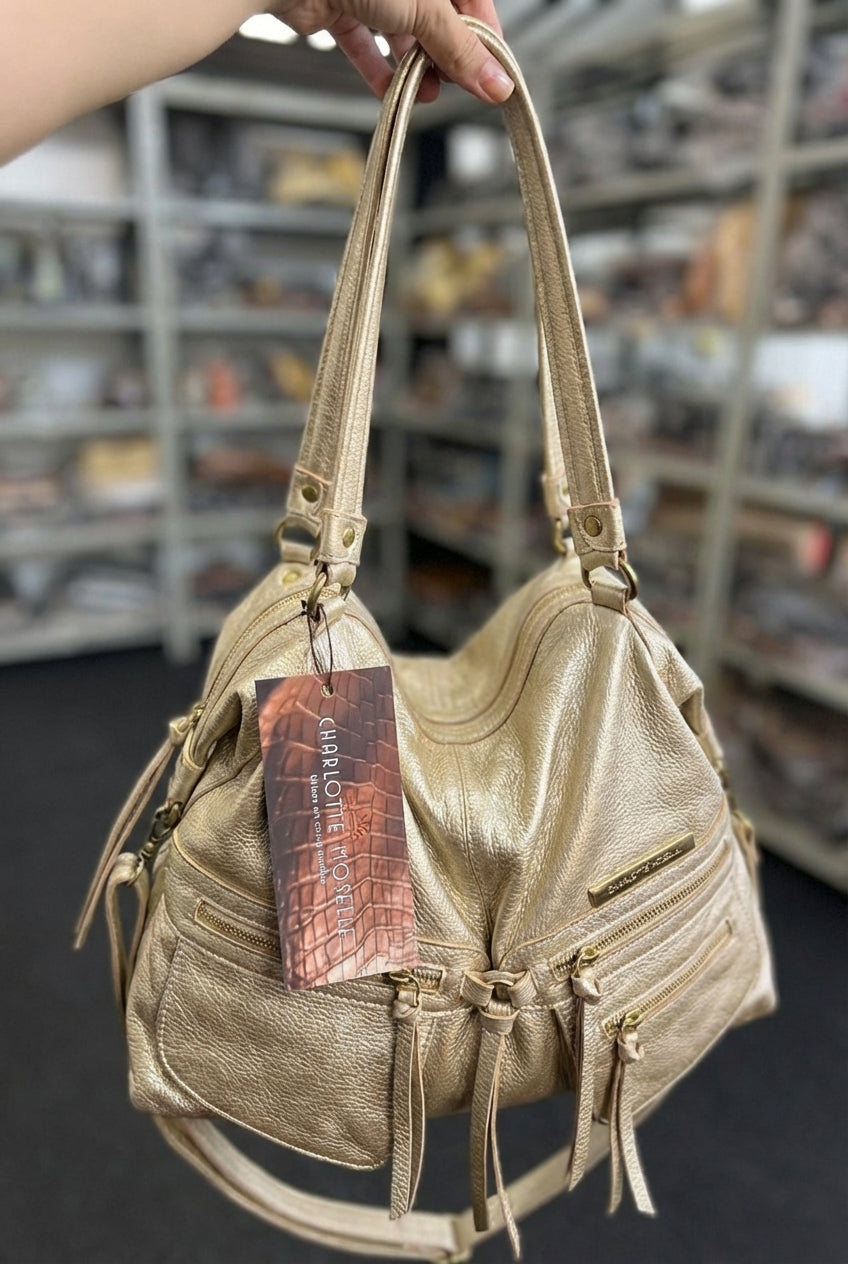 Bolsa ESPANHA em couro legítimo