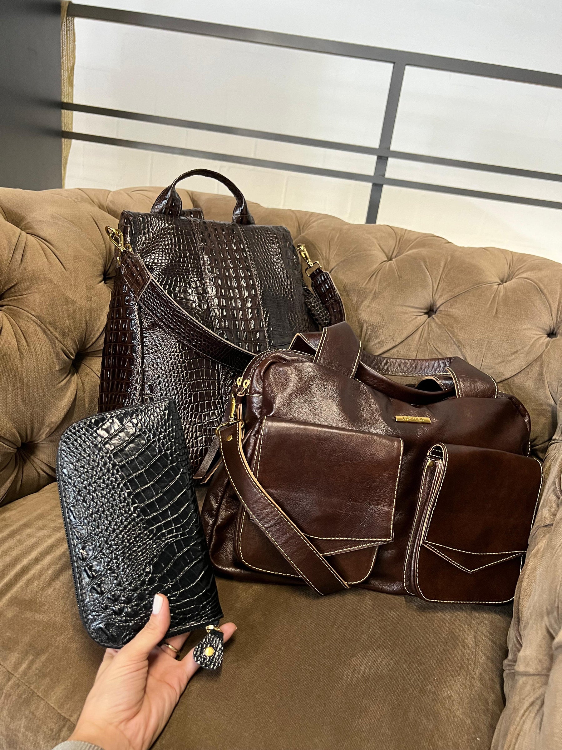 Bolsa Mochila TOKYO em couro legítimo