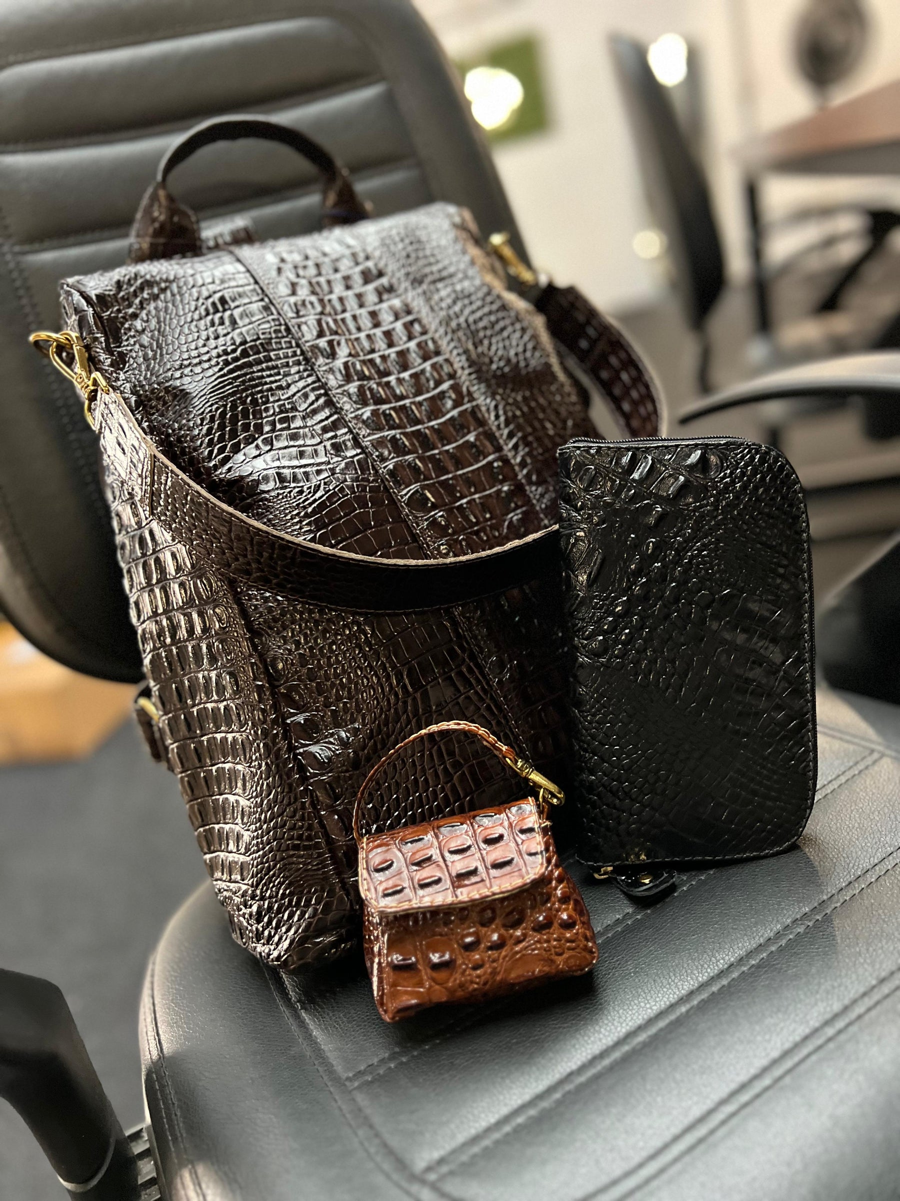 Bolsa Mochila TOKYO em couro legítimo