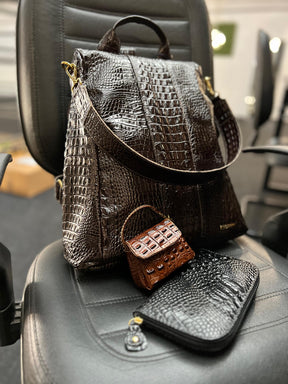 Bolsa Mochila TOKYO em couro legítimo