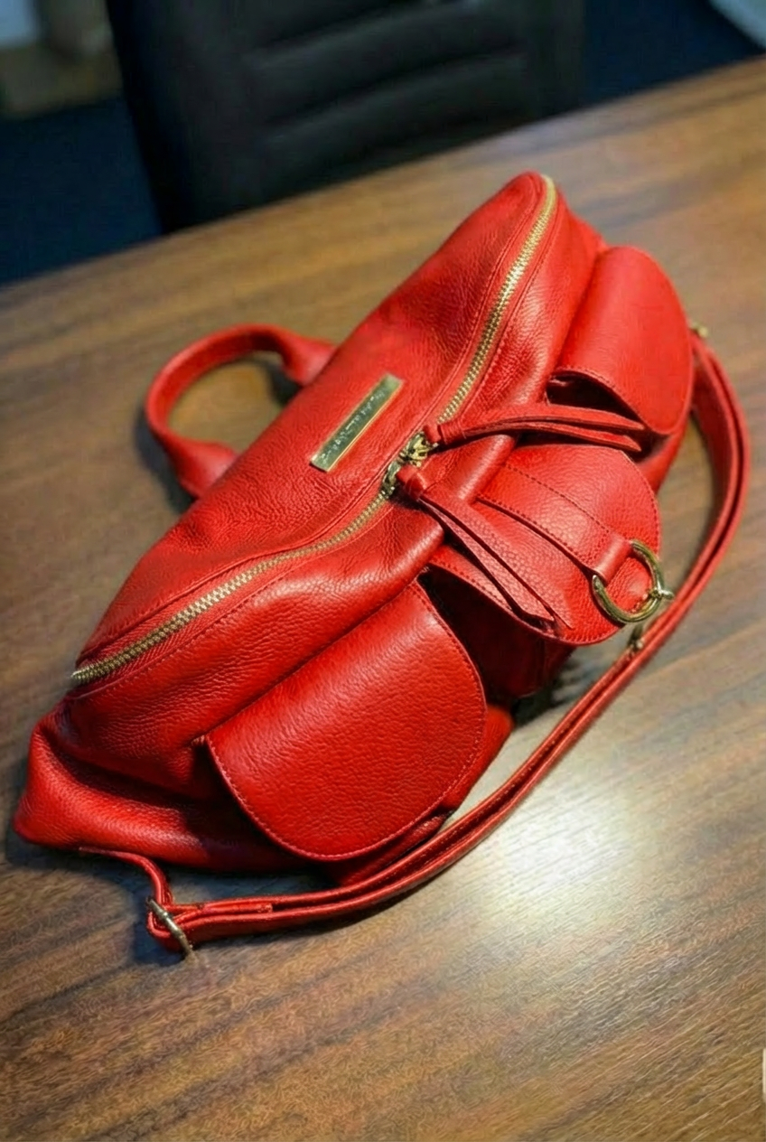 LANÇAMENTO! Bolsa MAX POCHETE ARPOADOR em couro legítimo