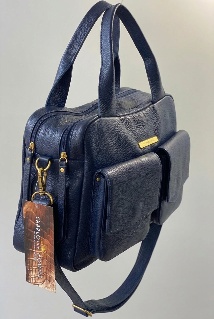 Bolsa COPENHAGEN em couro legítimo