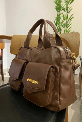 Bolsa COPENHAGEN em couro legítimo