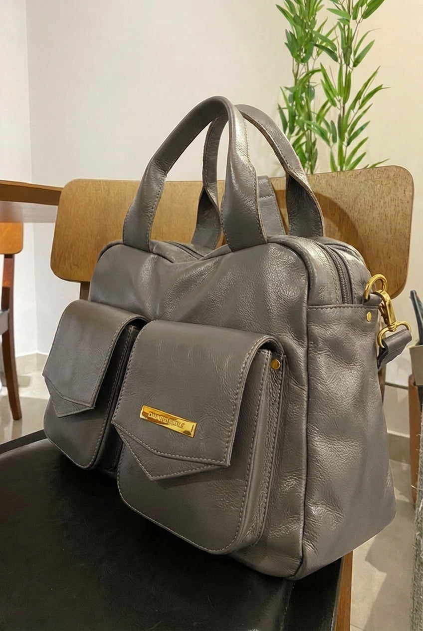 Bolsa COPENHAGEN em couro legítimo