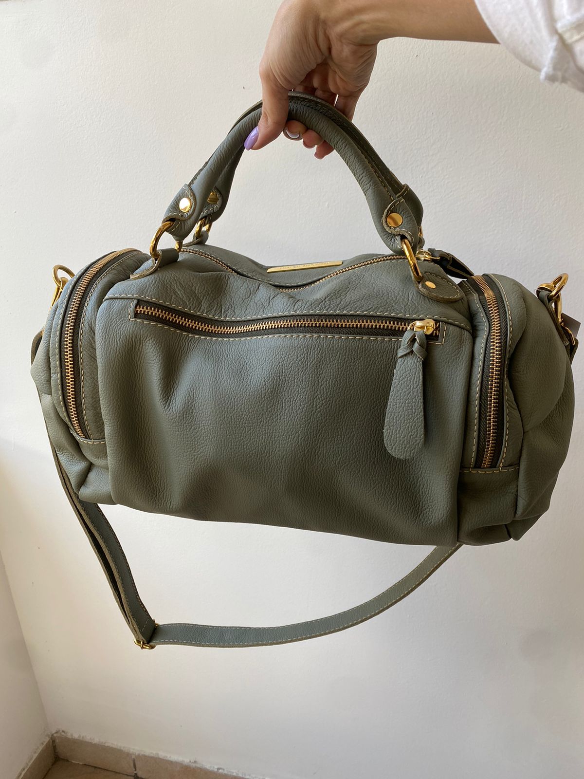 Bolsa DINAMARCA em couro legítimo