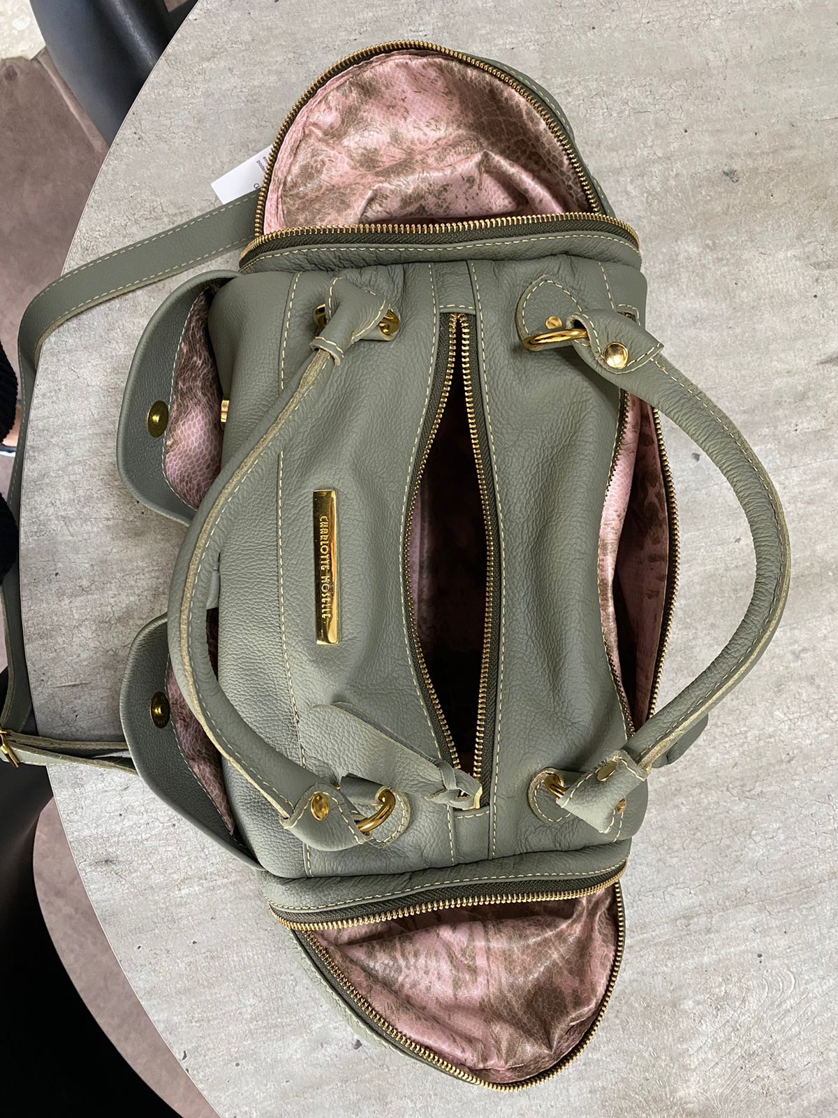 Bolsa DINAMARCA em couro legítimo