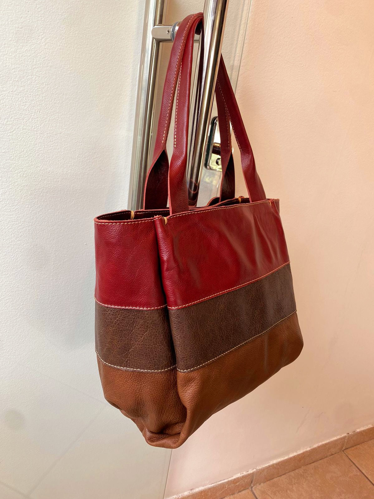 Bolsa FLORENZA em couro legítimo