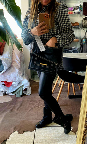 Bolsa DIJON em couro legítimo