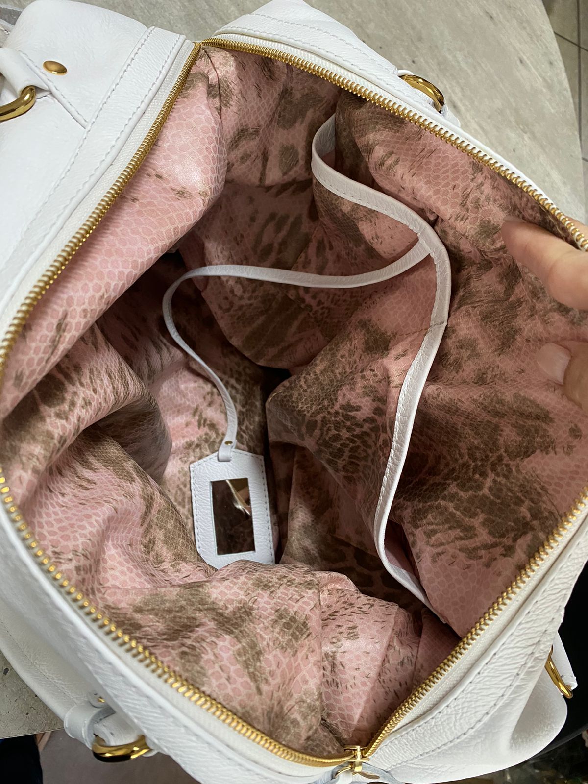 Bolsa ESPANHA em couro legítimo