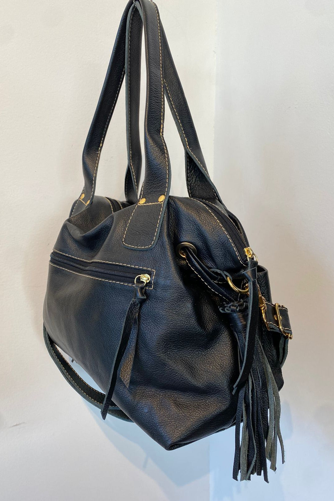 Bolsa IBIZA em couro legítimo