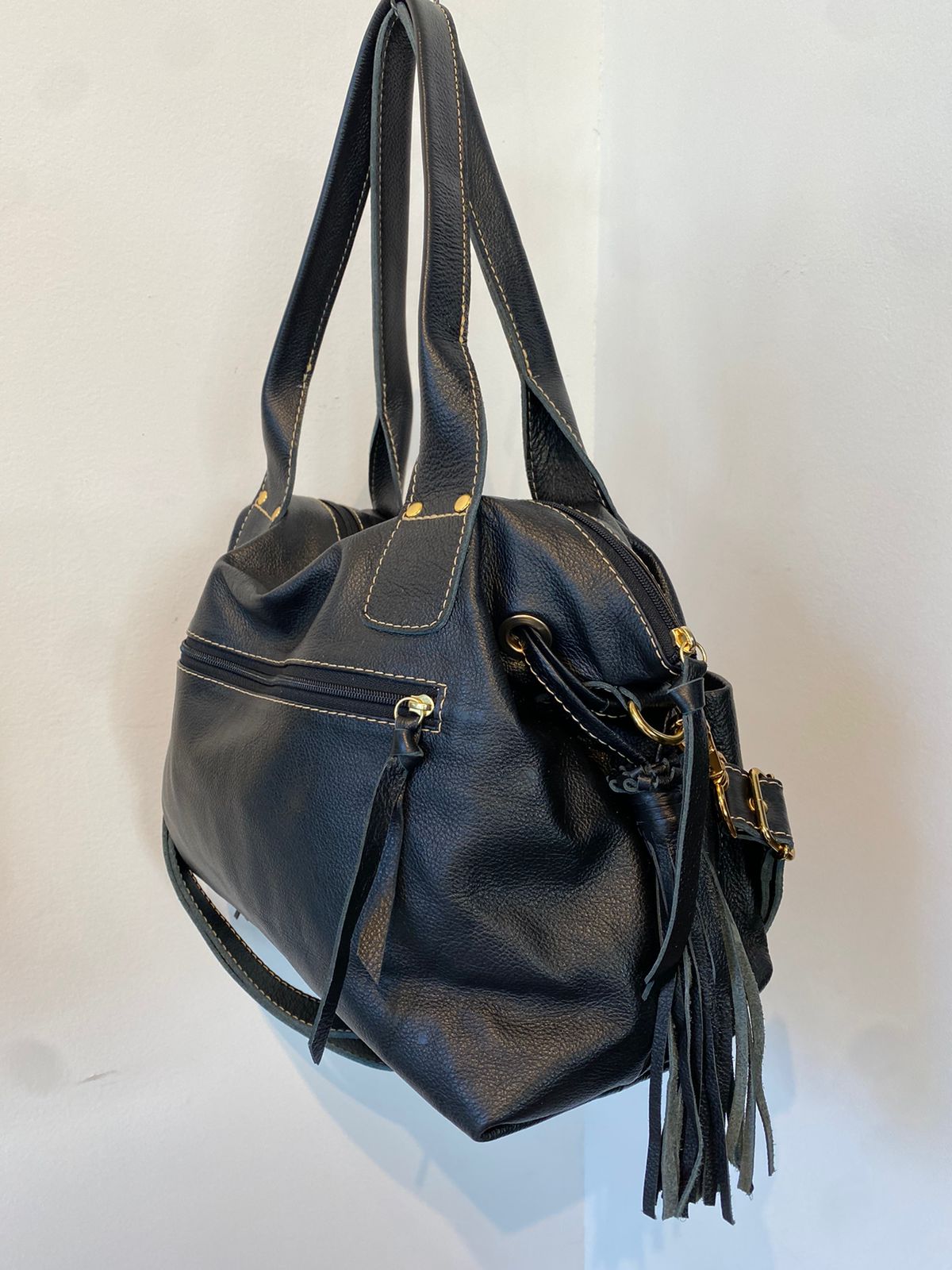 Bolsa IBIZA em couro legítimo