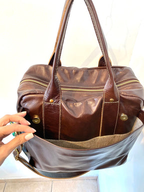 Bolsa BUENOS AIRES em couro legítimo