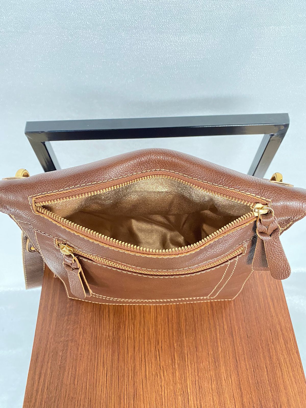 Bolsa DIJON em couro legítimo