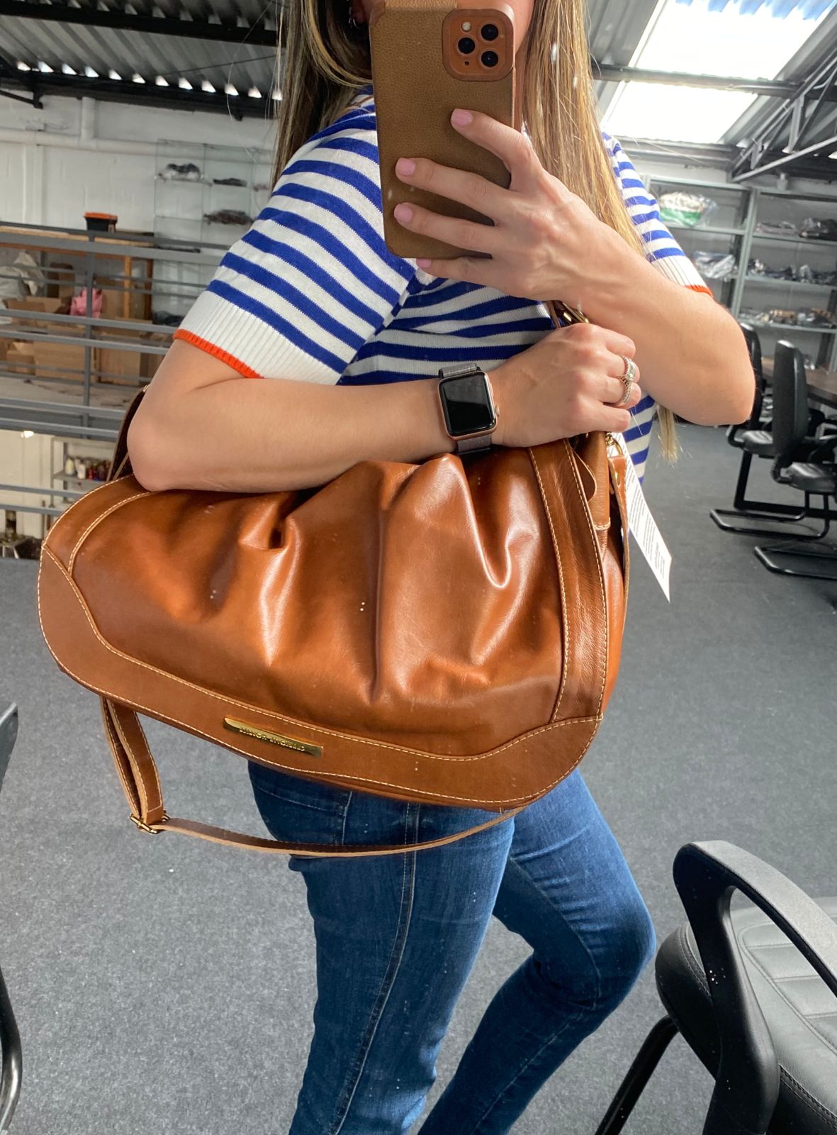 Bolsa BÉLGICA em couro legítimo