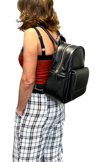 Mochila MONTREAL em couro legítimo