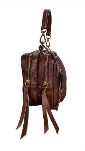 Bolsa GÊNOVA MATELASSÊ em couro legítimo