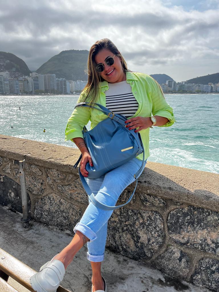 Bolsa NORUEGA em couro Legítimo