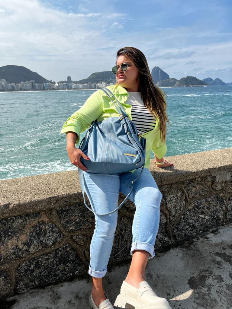 Bolsa NORUEGA em couro Legítimo