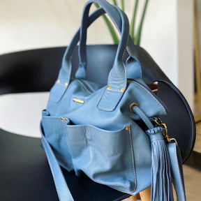 Bolsa IBIZA em couro legítimo