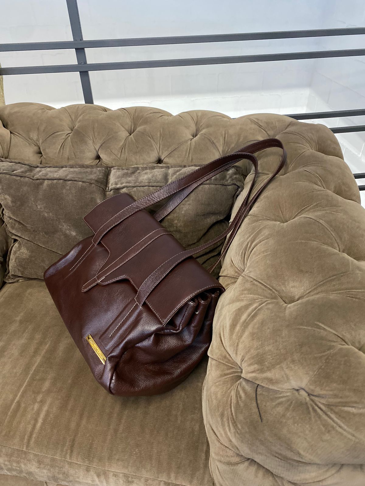 Bolsa CHILE em couro legítimo