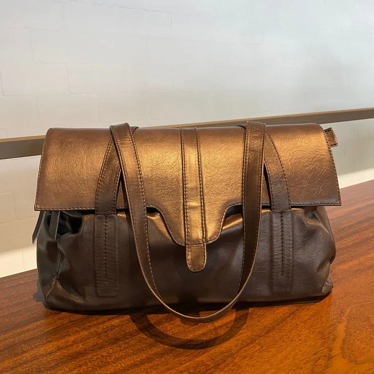 Bolsa CHILE em couro legítimo