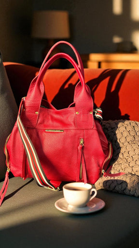 Bolsa MONTEVIDÉO em couro legítimo