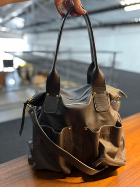 Bolsa VALÊNCIA  em couro legítimo