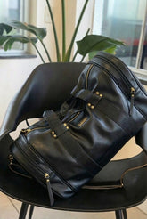 Mala HELSINK em couro legítimo