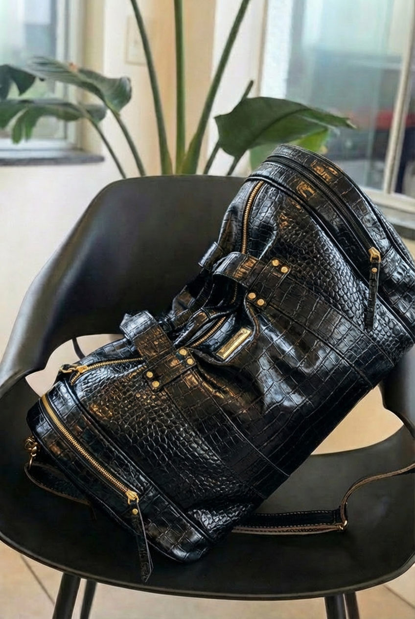 Mala HELSINK em couro legítimo