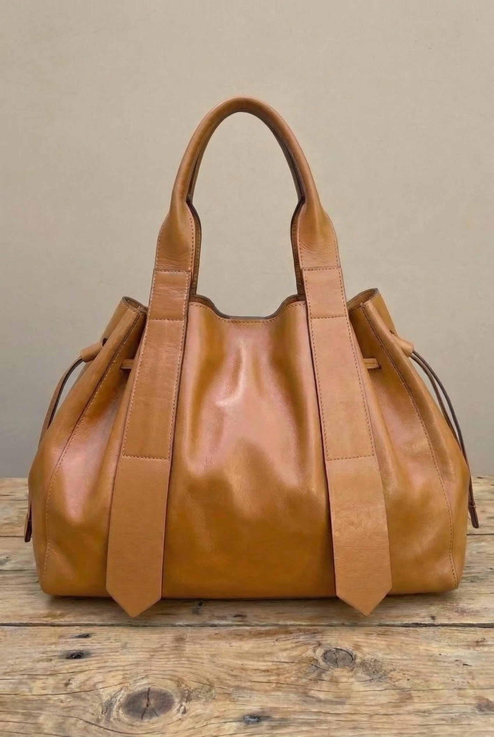 Bolsa SANTORINI em couro legítimo