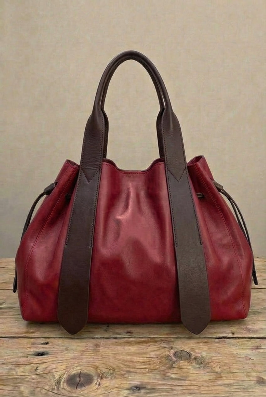 Bolsa SANTORINI em couro legítimo