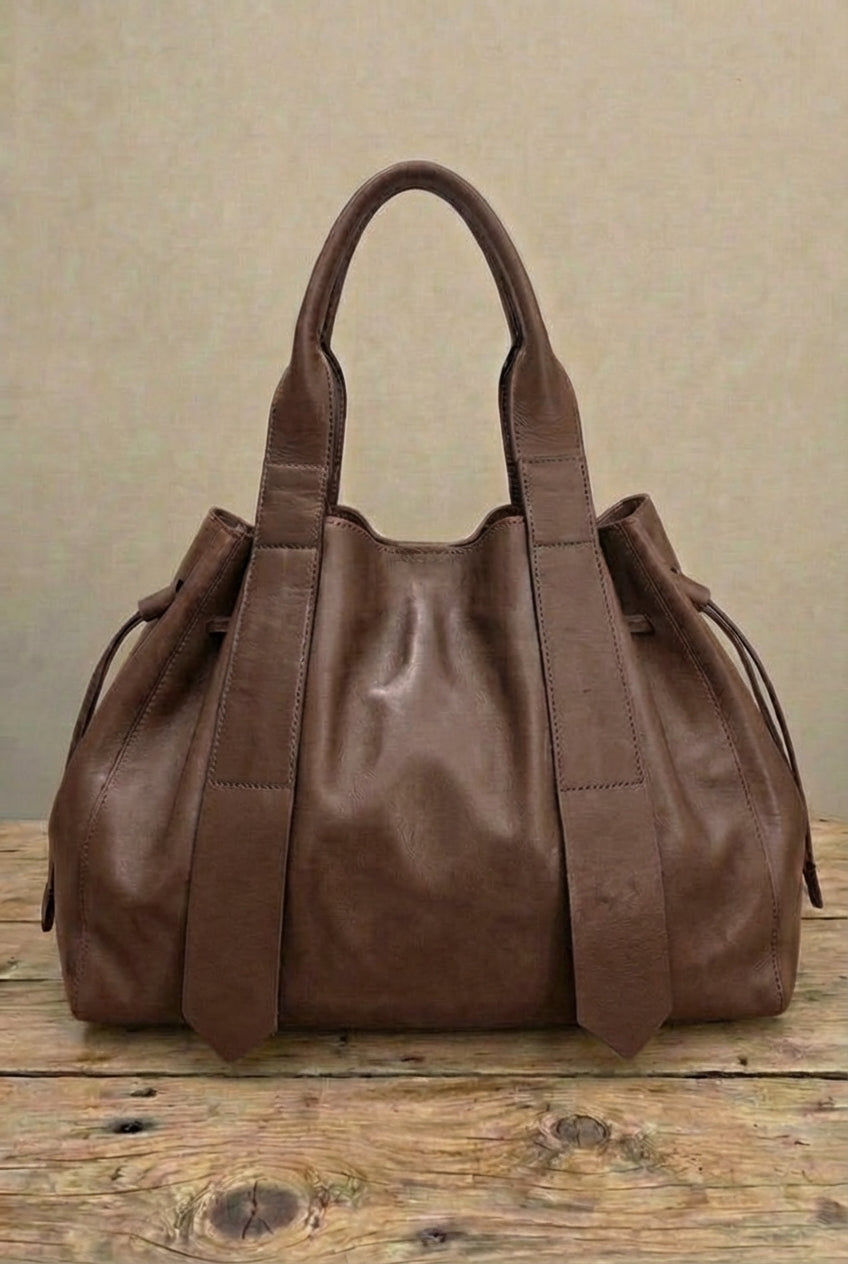 Bolsa SANTORINI em couro legítimo