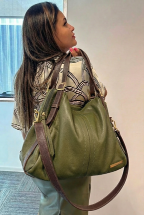 Bolsa NORUEGA em couro Legítimo