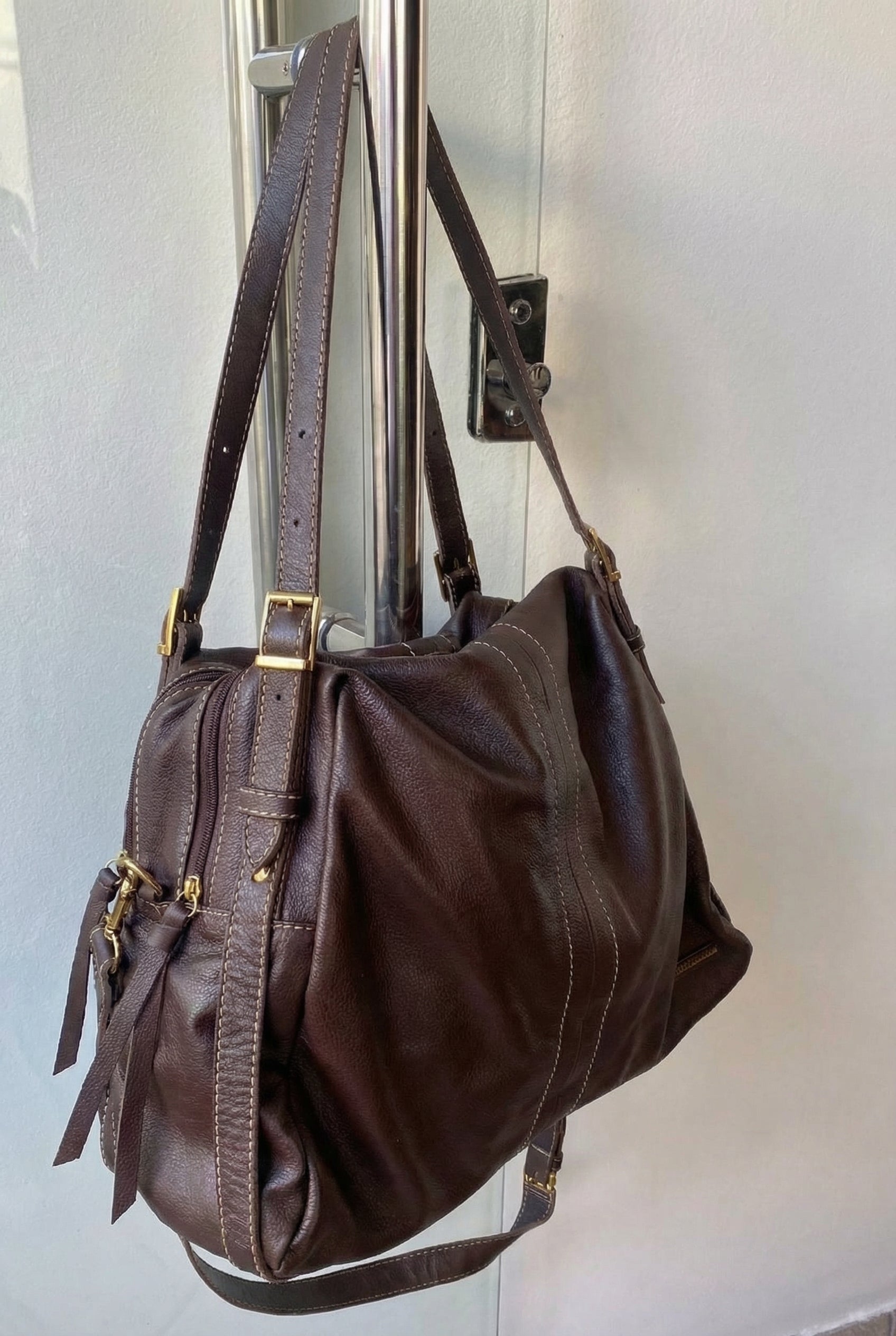 Bolsa NORUEGA em couro Legítimo