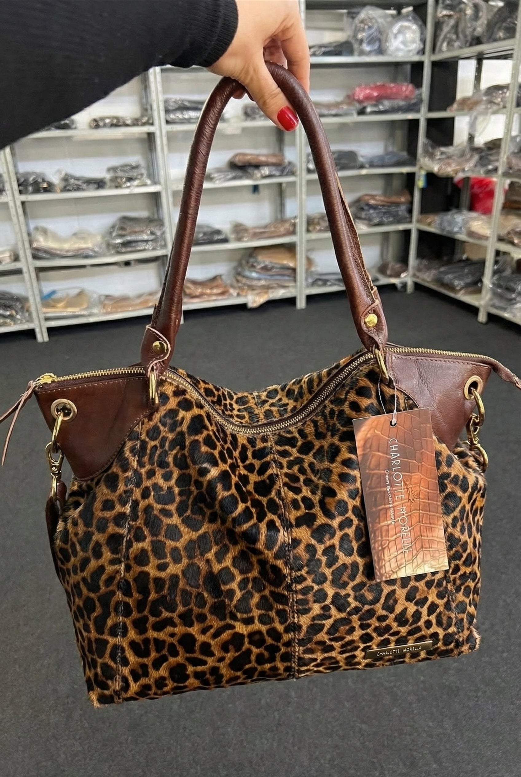 Bolsa VERSALHES em couro legítimo